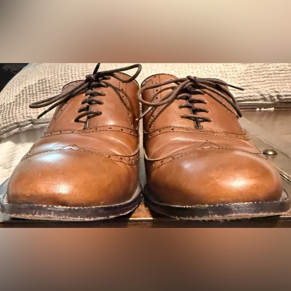 Johnston & Murphy Wingtip Oxford Shoes Brown Leather Men’s 10.5D CLEAN main image 15